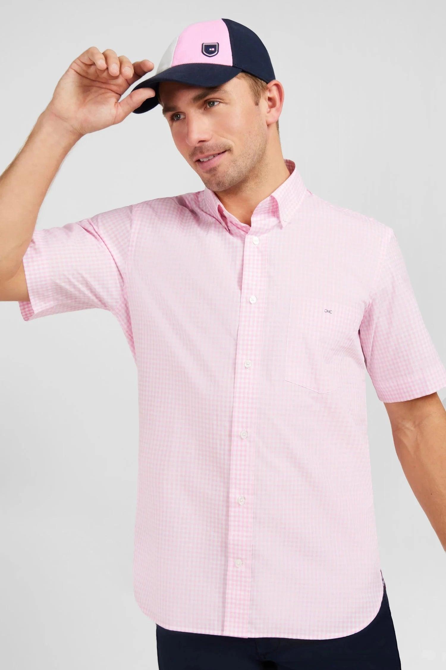 Chemise manches courtes Eden Park rose - Georgespaul