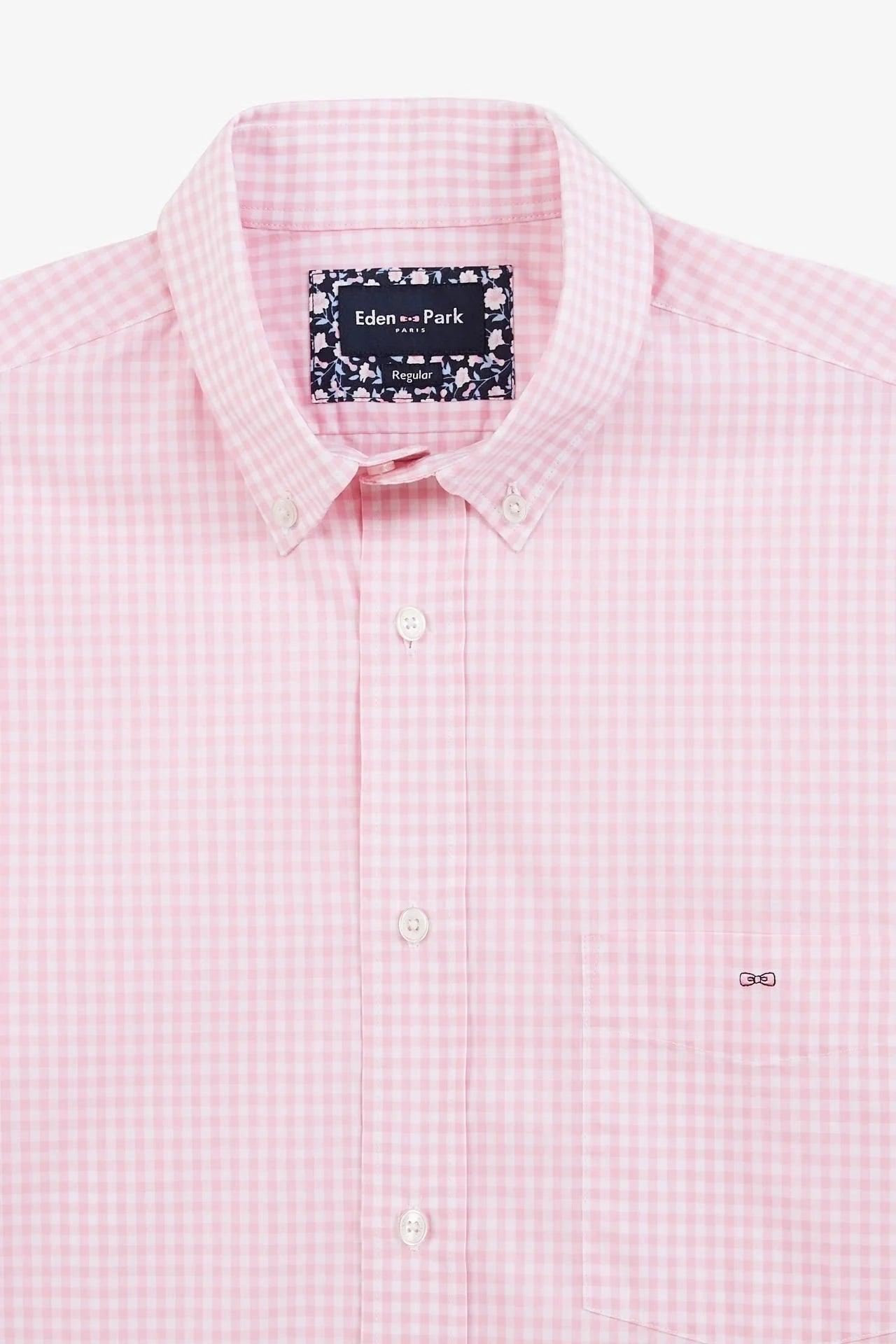 Chemise manches courtes Eden Park rose - Georgespaul