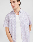 Chemise manches courtes Eden Park rose - Georgespaul