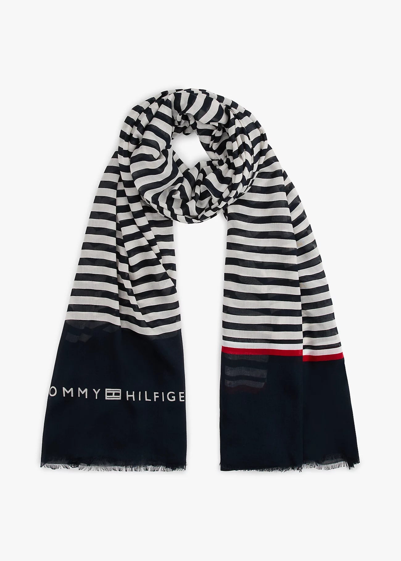 Echarpe femme Tommy Hilfiger marine | Georgespaul 