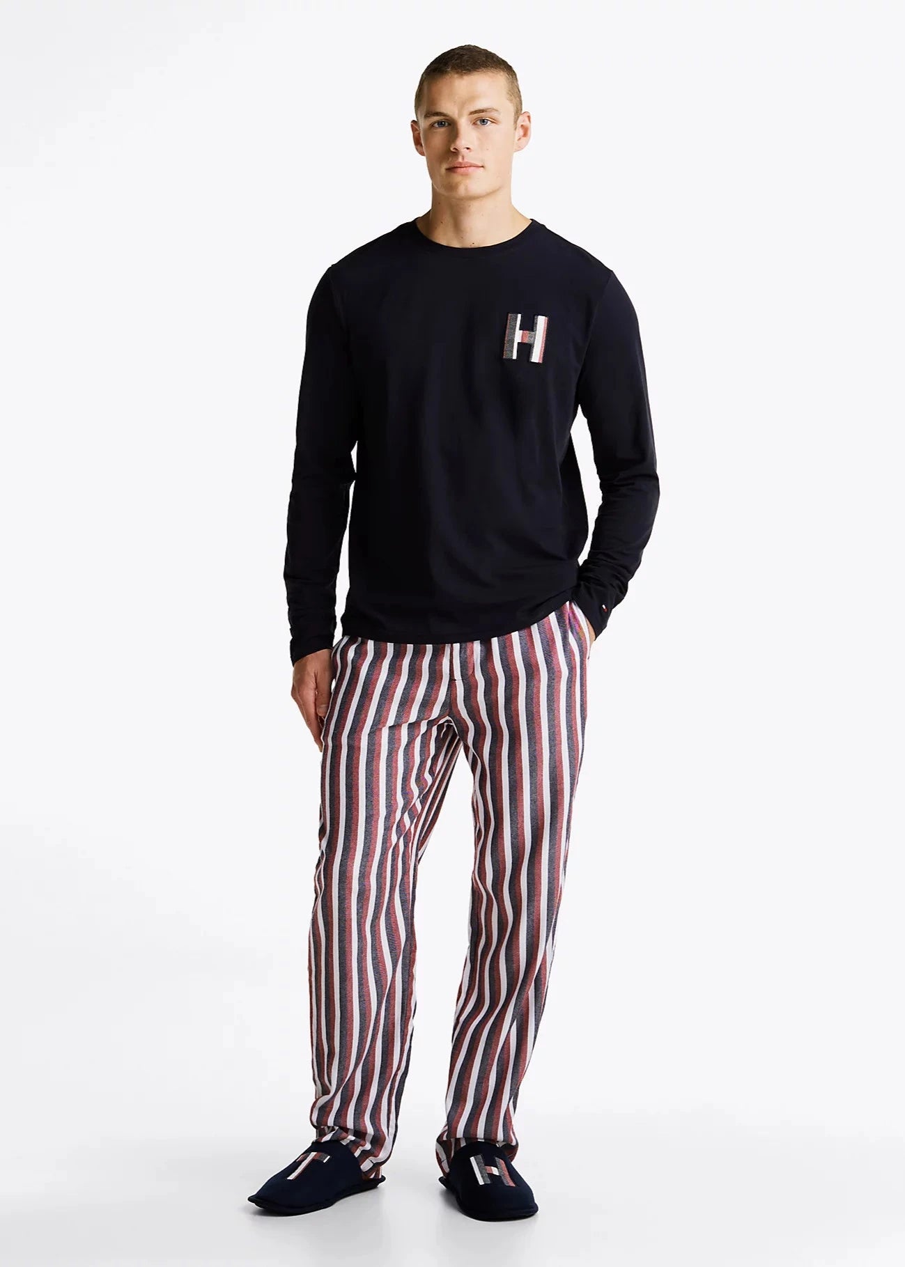 Ensemble de pyjama Tommy Hilfiger marine | Georgespaul 