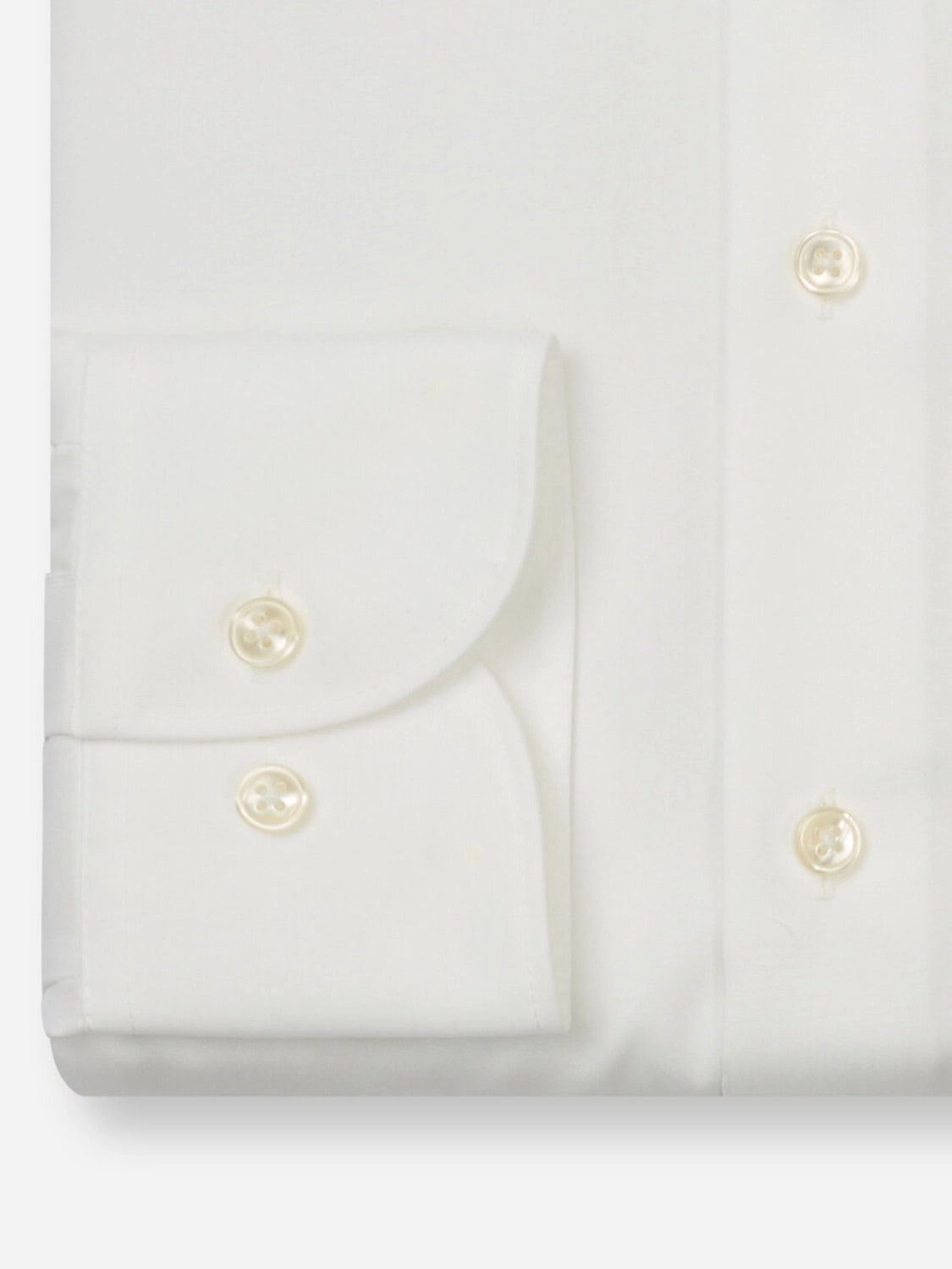 Chemise OLYMP droite ivoire en coton