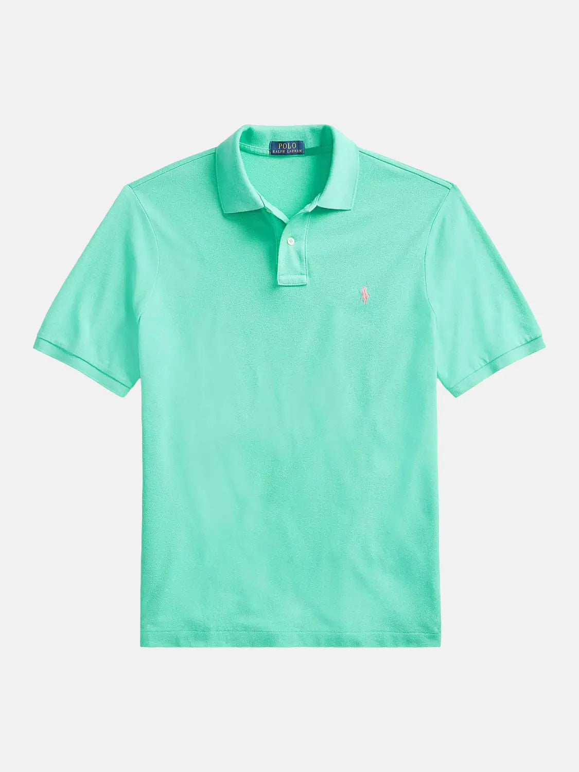 Polo Ralph Lauren ajusté vert en coton