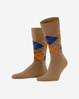 Coffret chaussettes Burlington bleues et marrons | Georgespaul 