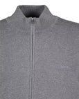 Gilet BOSS gris en coton pour homme | Georgespaul