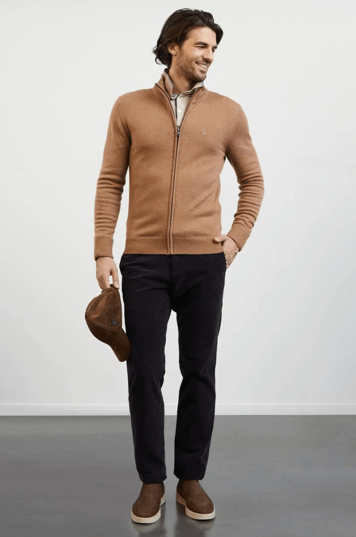 Gilet Eden Park beige en laine - Georgespaul