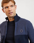 Gilet colorblock Eden Park marine - Georgespaul