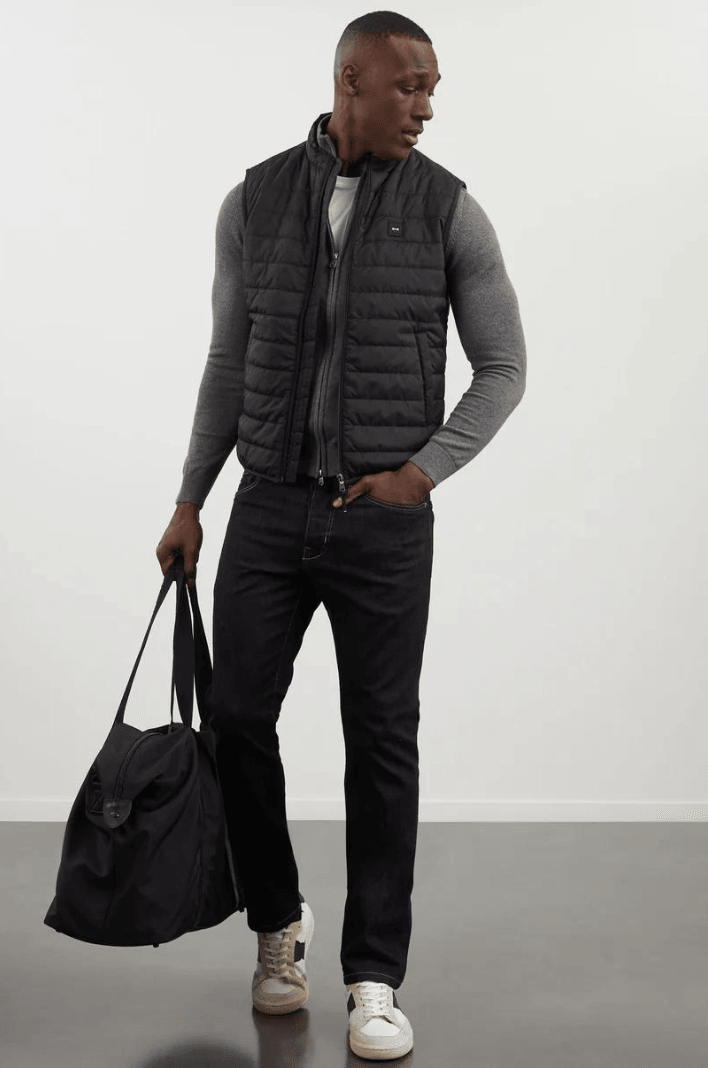 Gilet zippé Eden Park gris - Georgespaul