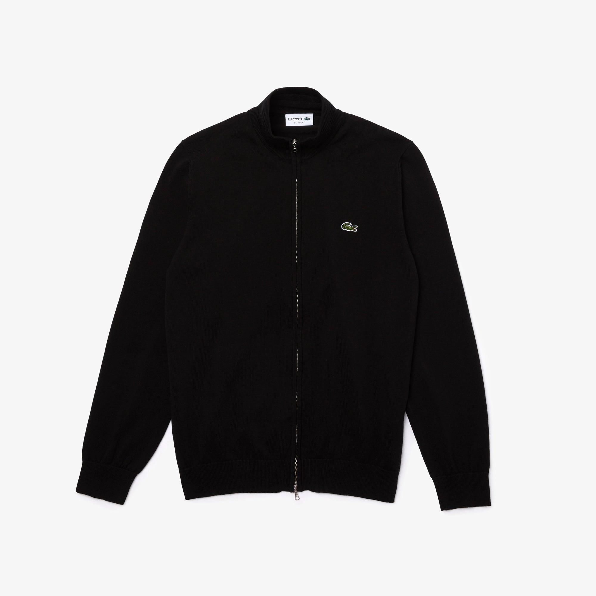 Gilet zippé Lacoste noir - Georgespaul