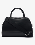 Grand sac à main femme Lacoste noir en cuir