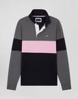 Polo manches longues Eden Park gris