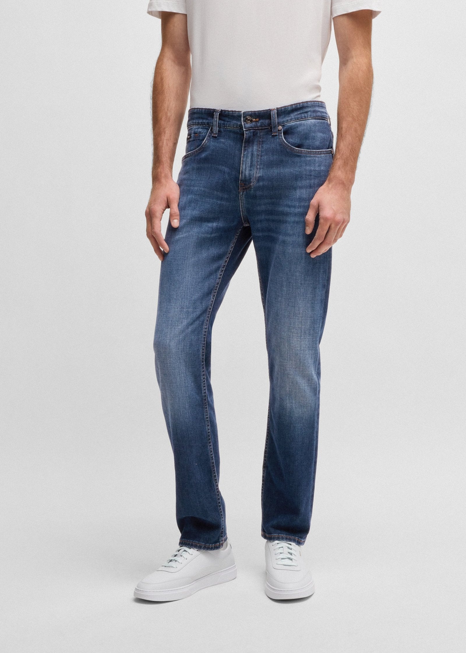 Jean slim BOSS bleu pour homme | Georgespaul