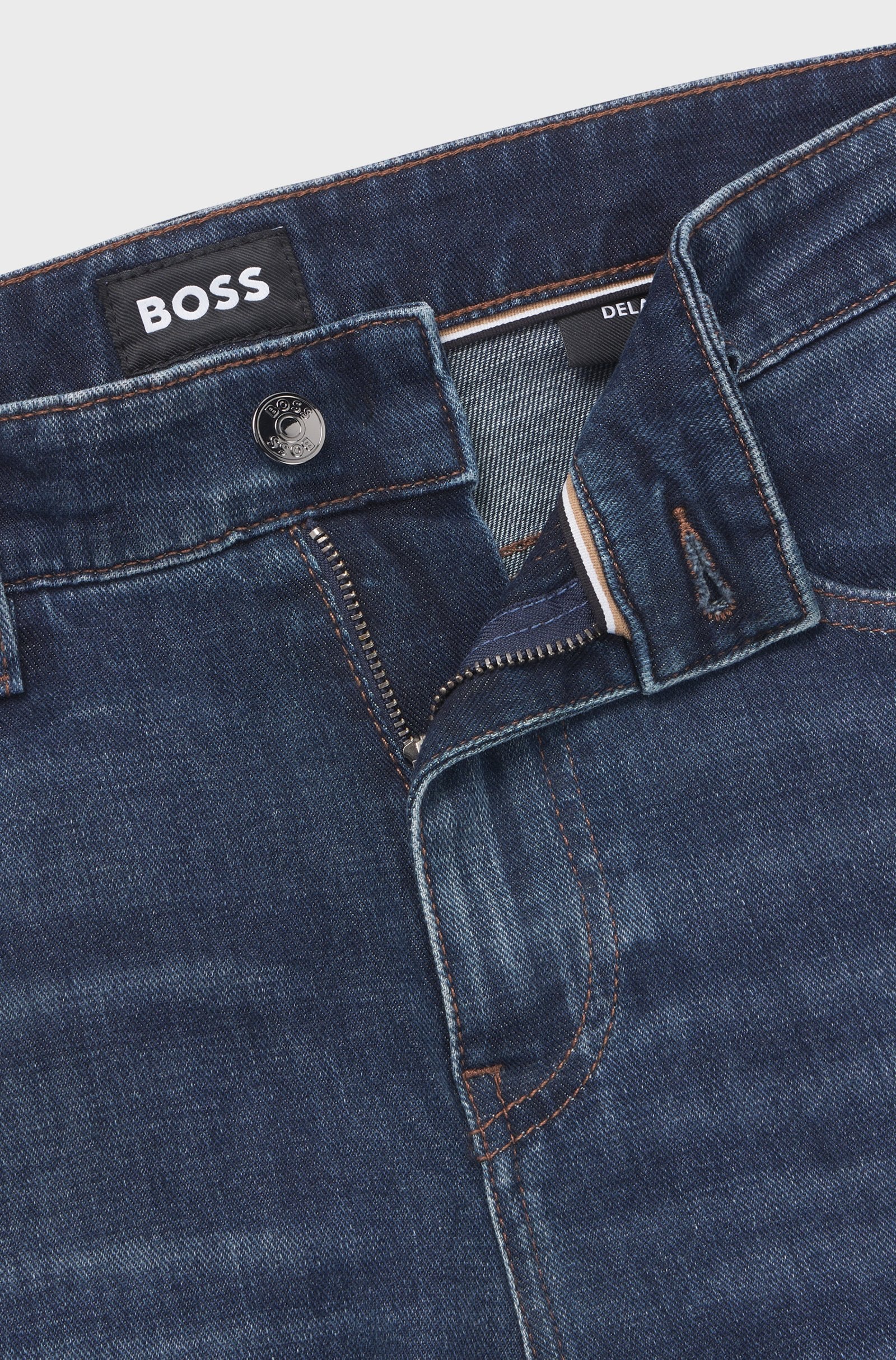 Jean slim BOSS bleu pour homme | Georgespaul