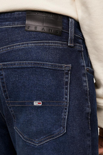Charger l&#39;image dans la galerie, Jean slim Tommy Jeans bleu foncé en coton bio stretch

