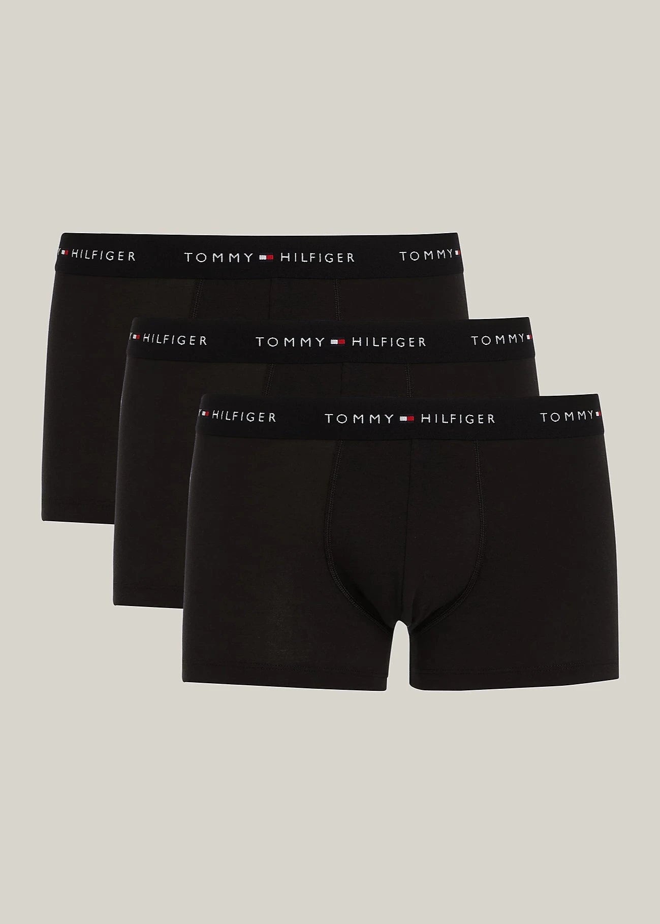 Lot boxers Tommy Hilfiger noirs en coton bio pour homme I Georgespaul