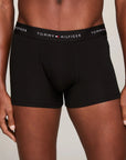 Lot boxers Tommy Hilfiger noirs en coton bio pour homme I Georgespaul