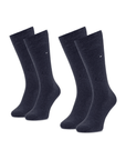 Lot de 2 paires de chaussettes Tommy Hilfiger bleues - Georgespaul