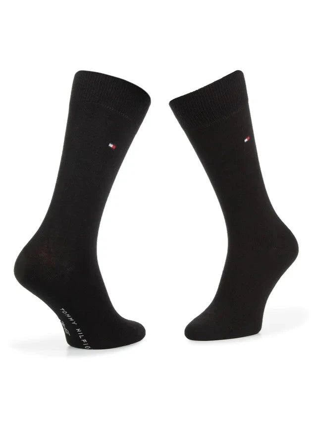 Lot de 2 paires de chaussettes Tommy Hilfiger noires