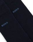 Lot de 2 paires de chaussettes homme BOSS marine | Georgespaul