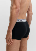 Afbeelding in Gallery-weergave laden, Lot de 3 boxers homme BOSS noirs stretch | Georgespaul
