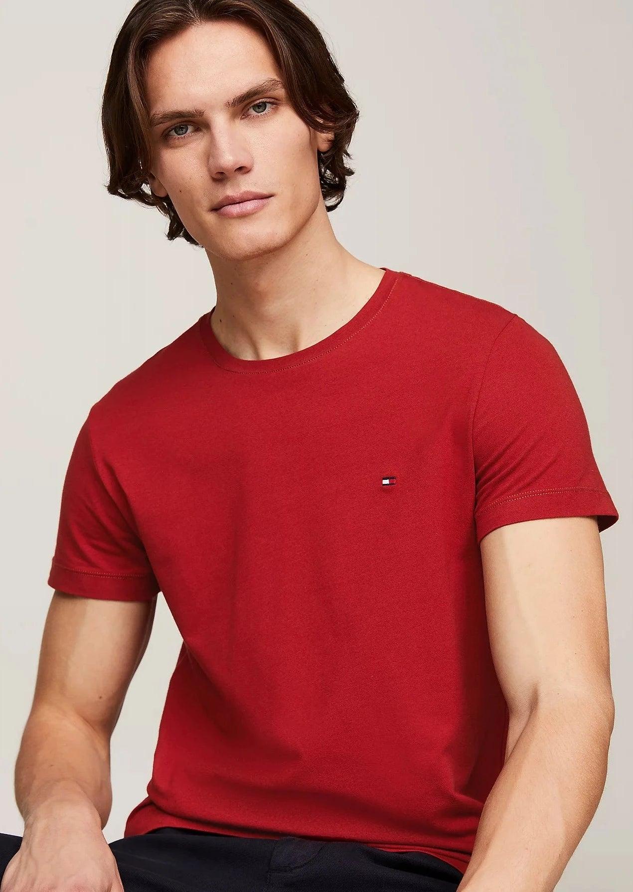 T-Shirt Tommy Hilfiger rouge - Georgespaul