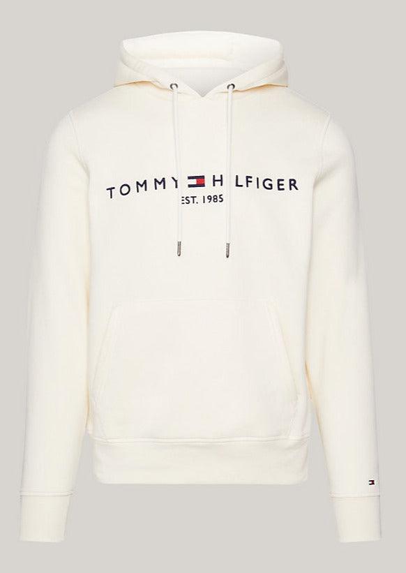 Sweat à capuche Tommy Hilfiger beige en coton bio - Georgespaul