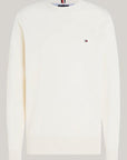 Pull Tommy Hilfiger beige en coton bio - Georgespaul