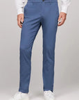 Pantalon chino Tommy Hilfiger bleu en coton bio stretch