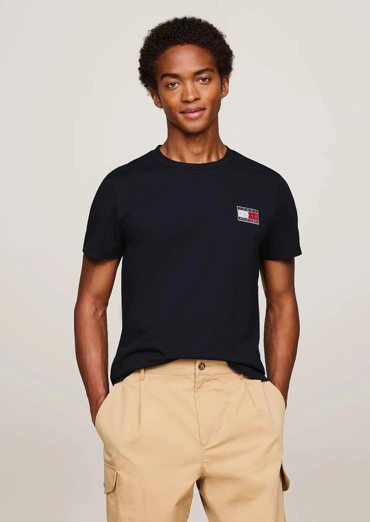 T-Shirt Tommy Hilfiger marine - Georgespaul