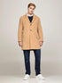 Manteau Tommy Hilfiger marron en laine - Georgespaul