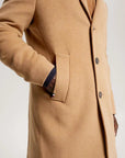 Manteau Tommy Hilfiger marron en laine - Georgespaul