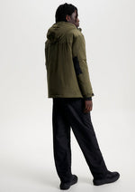 Afbeelding in Gallery-weergave laden, Manteau à capuche homme Tommy Jeans kaki | Georgespaul
