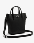 Mini sac cabas zippé L.12.12 Lacoste noir