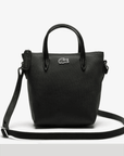 Mini sac cabas zippé L.12.12 Lacoste noir