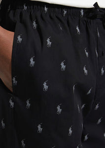 Pantalon de pyjama poney Ralph Lauren noir | Georgespaul
