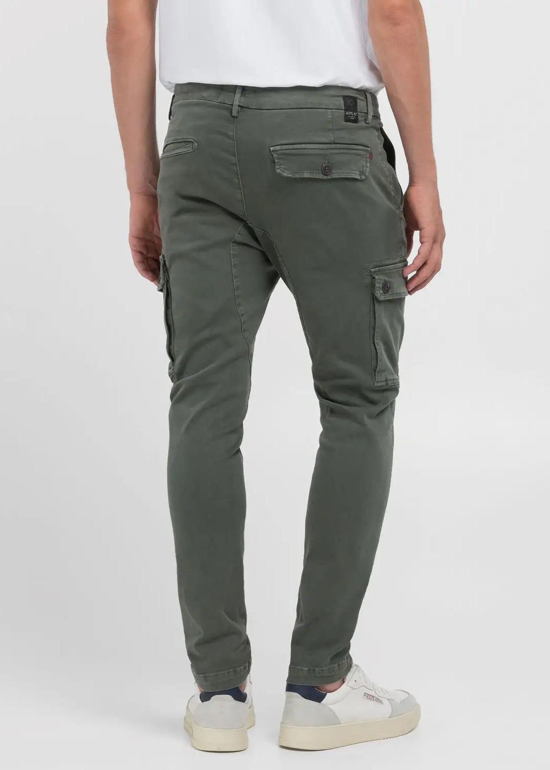 Pantalon cargo Replay vert pour homme | Georgespaul 