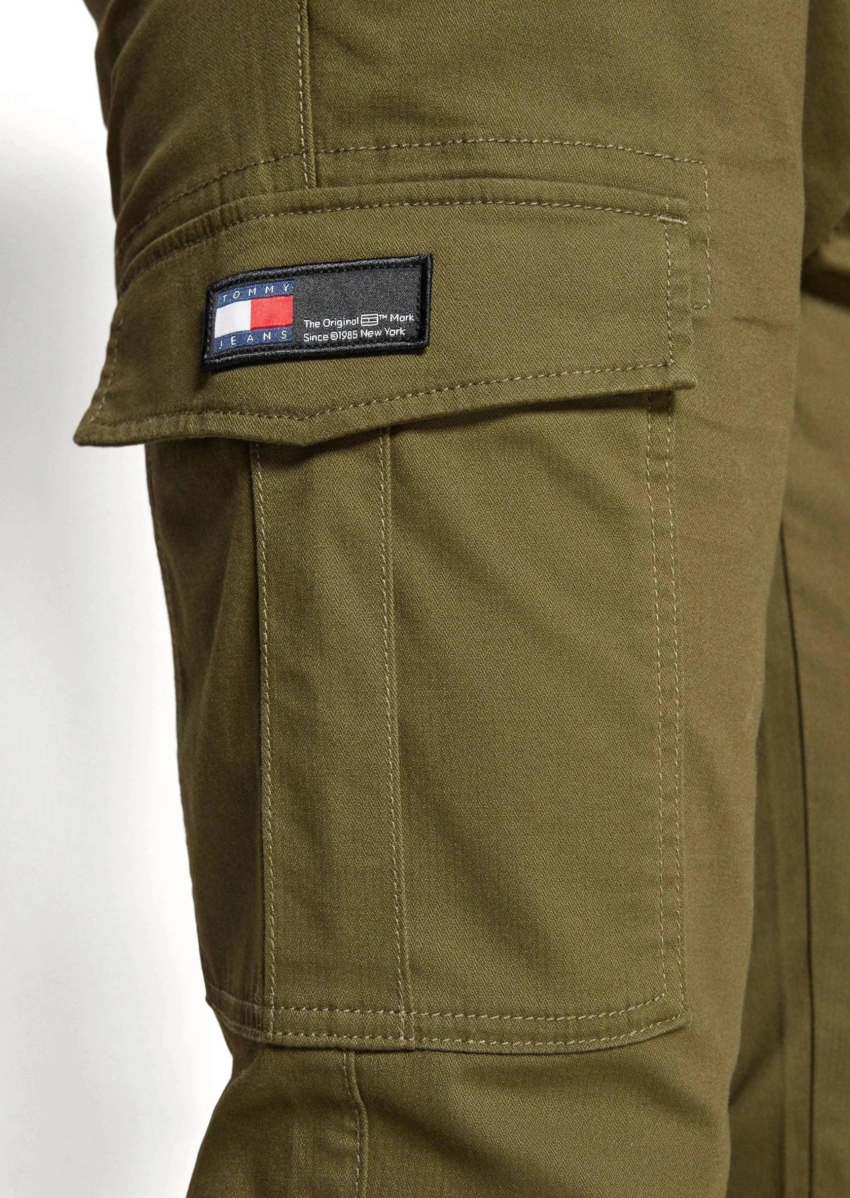 Pantalon cargo Tommy Jeans kaki - Georgespaul