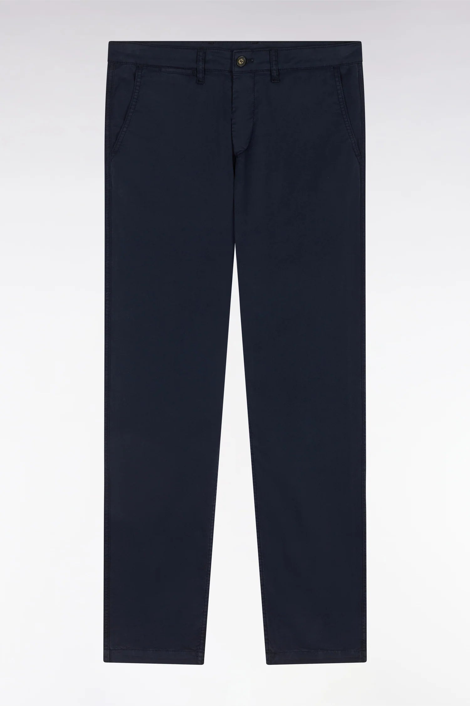 Pantalon chino Eden Park marine stretch pour homme | Georgespaul