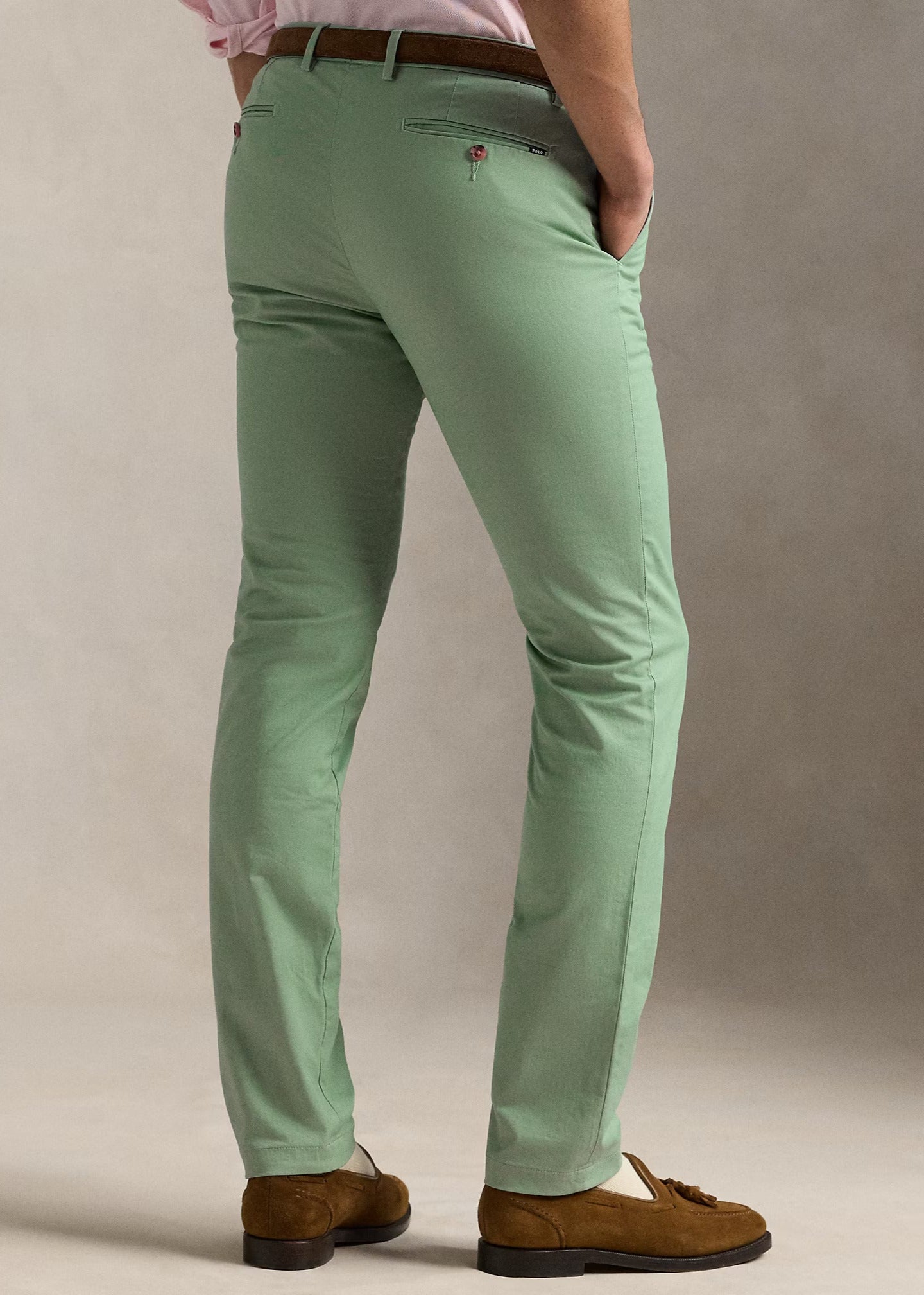 Pantalon chino Ralph Lauren vert pour homme | Georgespaul 