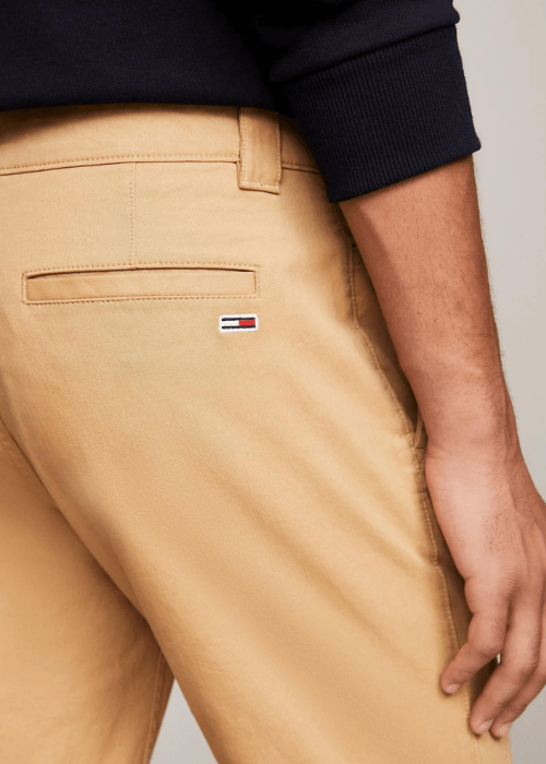 Pantalon chino Tommy Jeans beige - Georgespaul