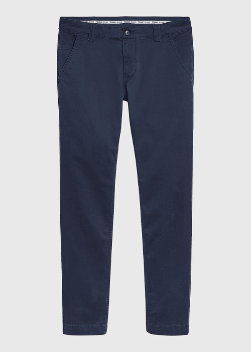 Pantalon chino Tommy Jeans marine - Georgespaul