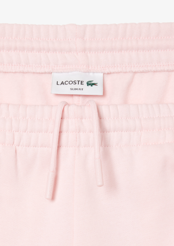 Pantalon de jogging Lacoste rose clair coton bio