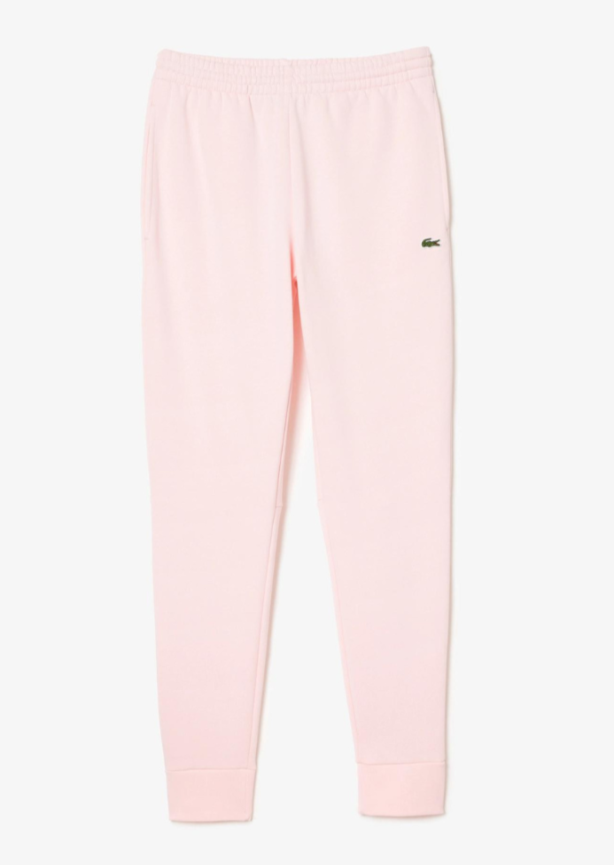 Pantalon de jogging Lacoste rose clair coton bio