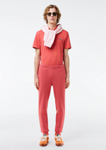 Afbeelding in Gallery-weergave laden, Pantalon de jogging Lacoste rouge en molleton de coton bio | Georgespaul
