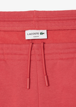 Laden Sie das Bild in den Galerie-Viewer, Pantalon de jogging Lacoste rouge en molleton de coton bio | Georgespaul

