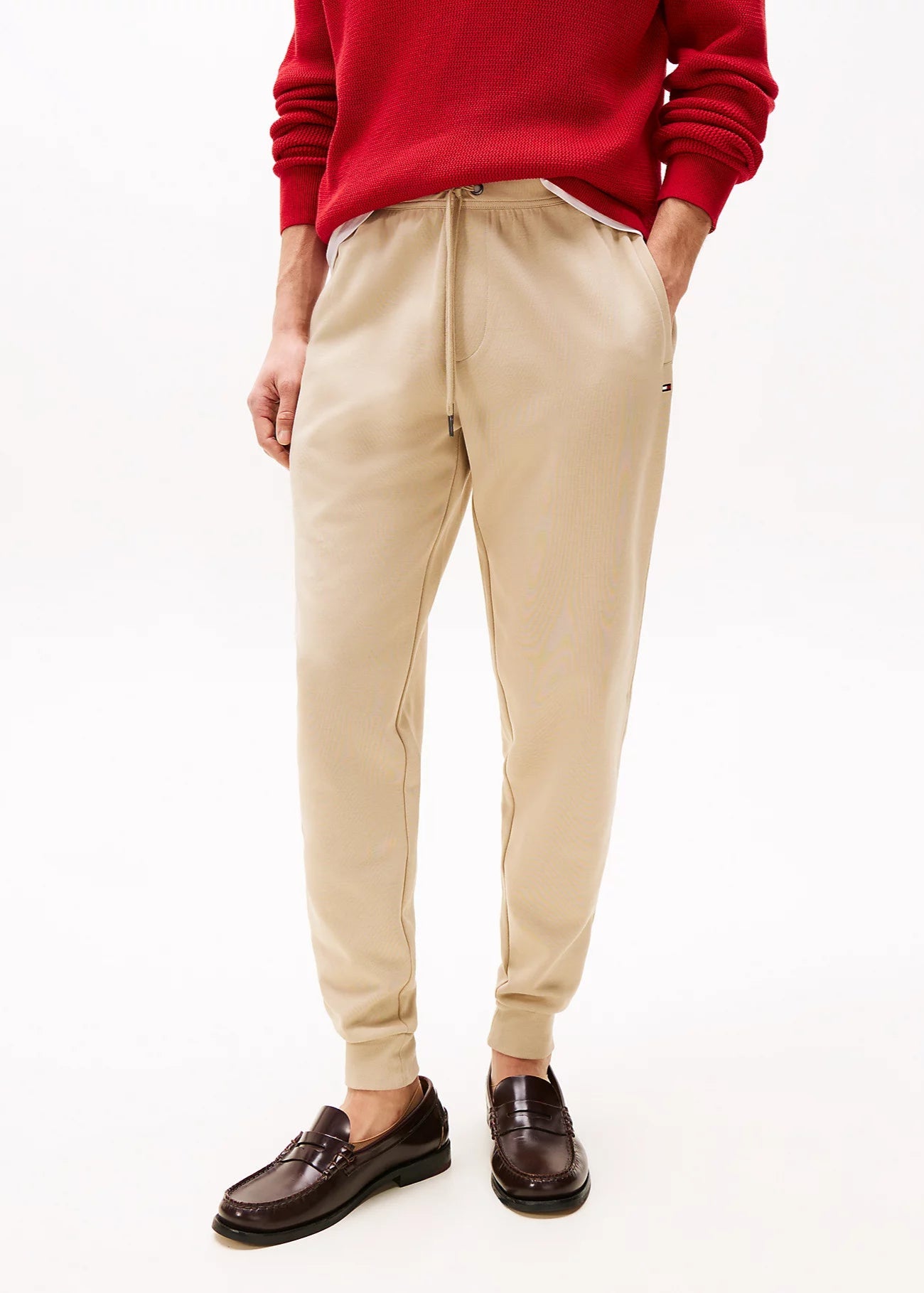 Pantalon de jogging Tommy Hilfiger beige | Georgespaul 