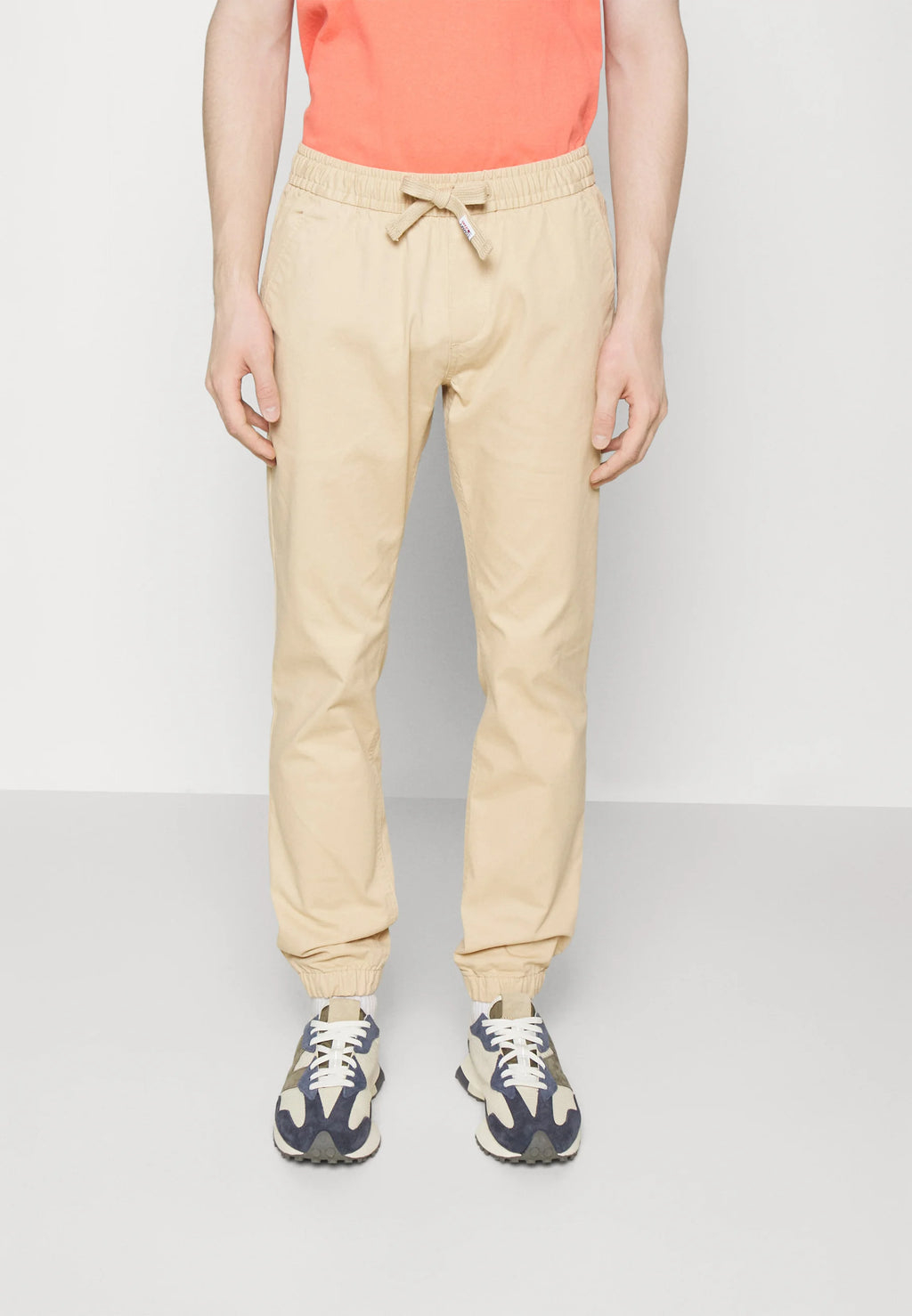 Pantalon de jogging homme Tommy Jeans beige en coton bio I Georgespaul