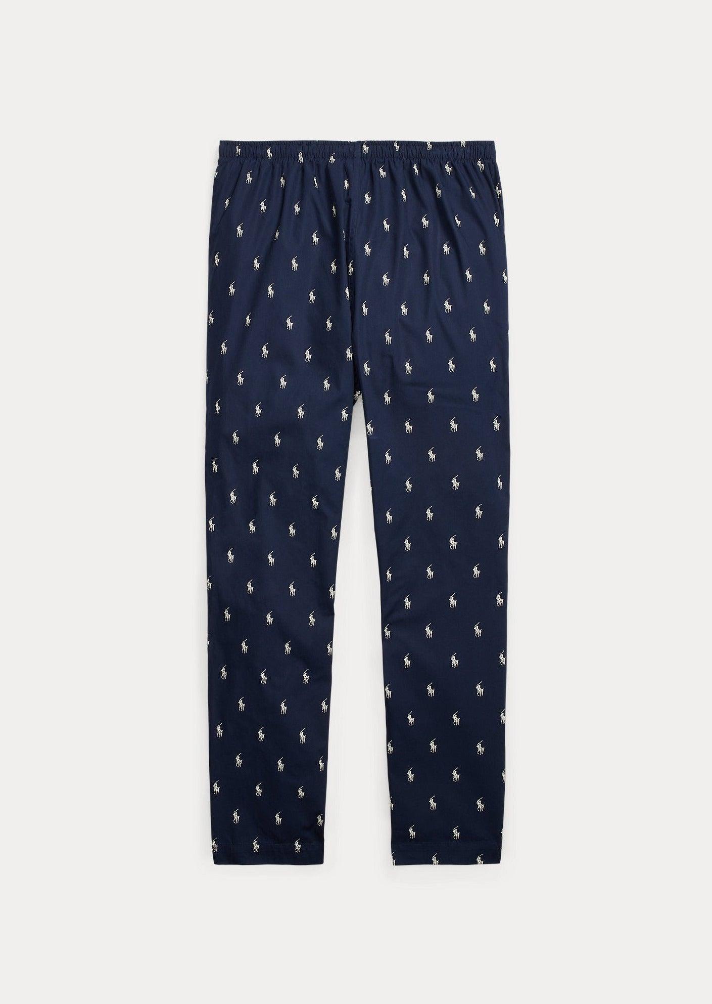 Pantalon de pyjama poney Ralph Lauren marine - Georgespaul