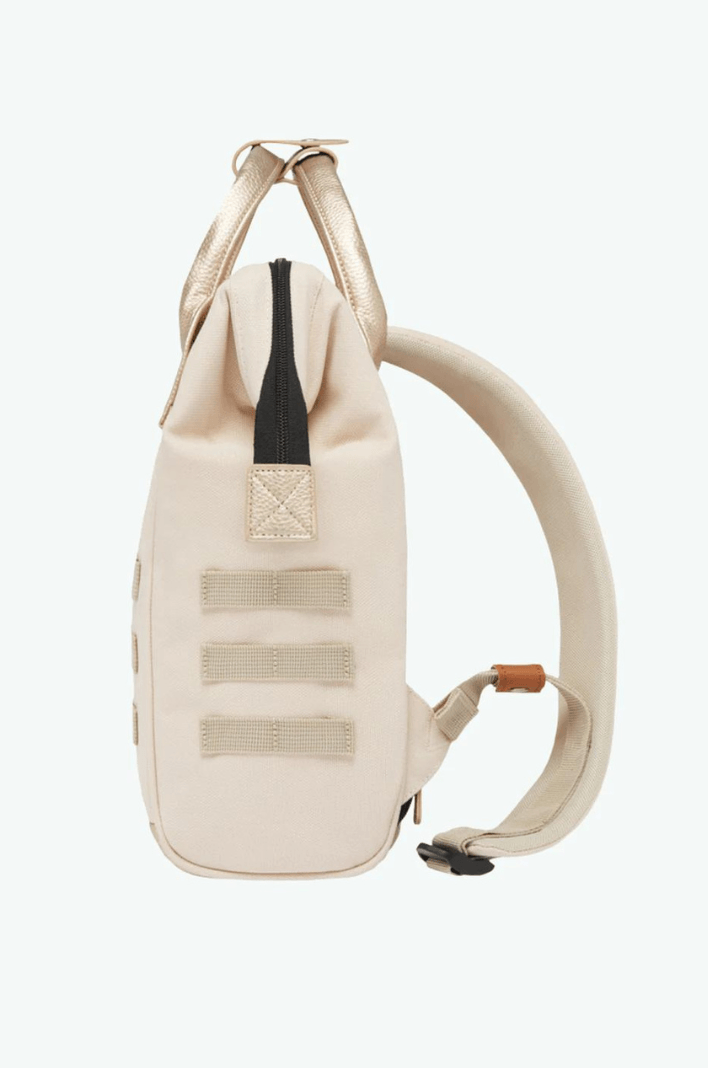 Petit sac à dos Cabaïa beige et poches interchangeables - Georgespaul