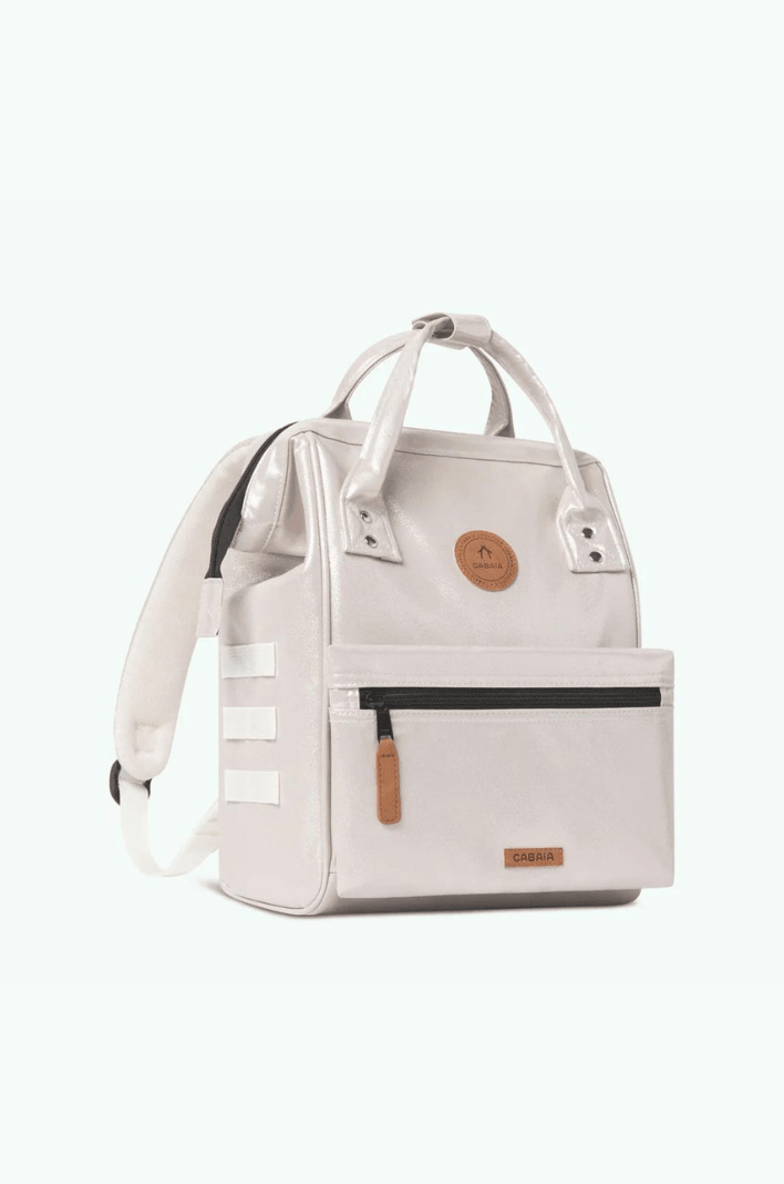 Petit sac à dos unisexe Cabaïa beige doré | Georgespaul